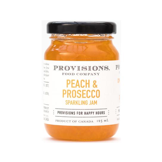 Peach and Prosecco Jam Vankleek Hill Vineyard